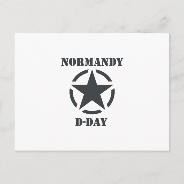 Normandie D-Day Vykort (Framsida)