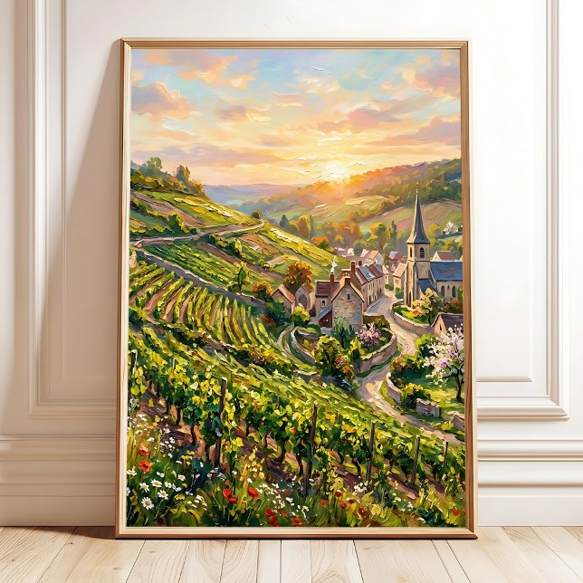Normandie Impressionistisk Väggkonst Canvastryck (Skapare uppladdad)