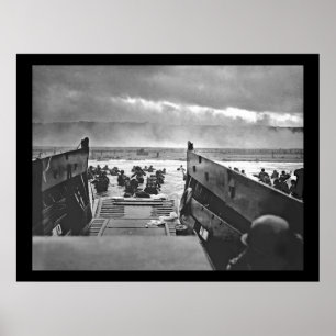 Normandie Invasion på D-dagen - 1944 Poster