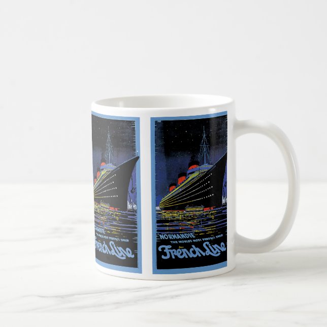 Normandie nattetid kaffemugg (Höger)