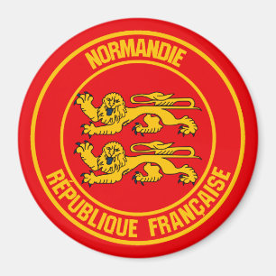 Normandie rundaEmblem Magnet