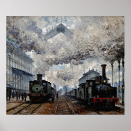 Normandie Tåg ankomst Poster