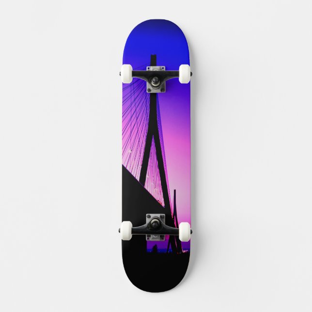 Normandiebron, Le Havre, Frankrike Old School Skateboard Bräda 18 Cm (Framsida)