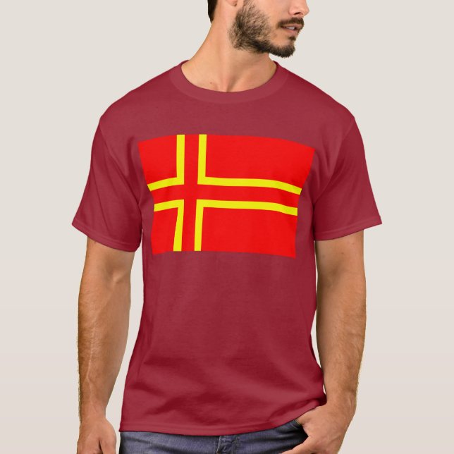 Normandiska flaggaT-tröja Tee (Framsida)