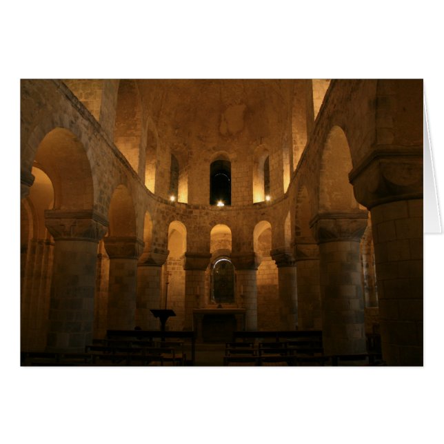 Normandiskt kapell hälsningskort (Framsidan Horizontal)