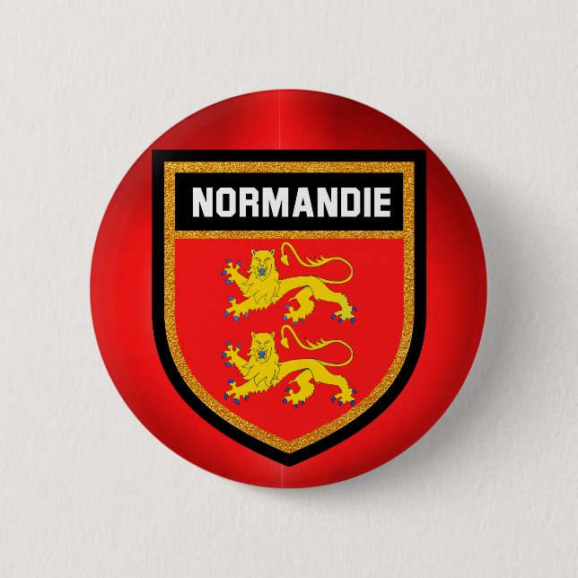 Normandy flagga knapp (Framsida)