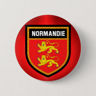 Normandy flagga knapp
