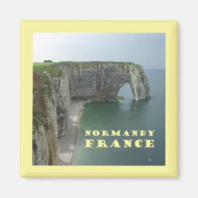 Normandy Frankrike Magnet (Framsidan)