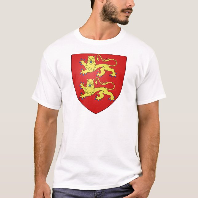 Normandy (frankrike) vapensköld t-shirt (Framsida)