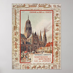 Normandy frankriken reser poster