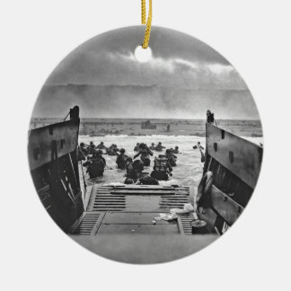 Normandy invasion på D-Dagen - 1944 Julgransprydnad Keramik