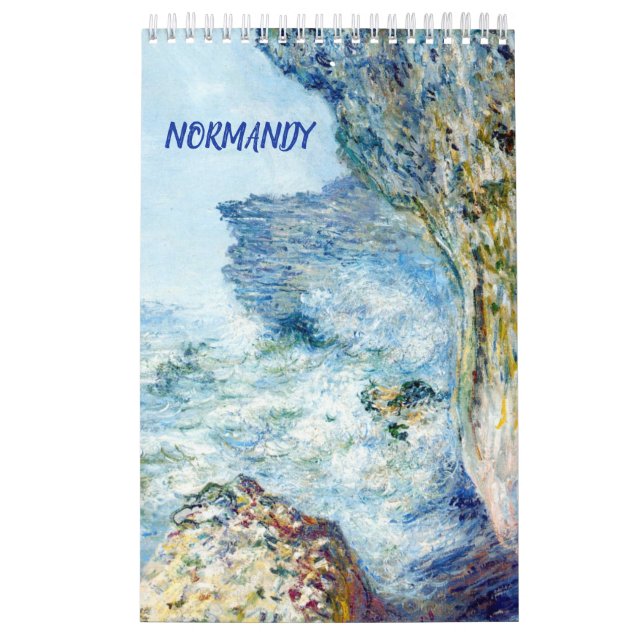 Normandy konstkalender (11" x 7") kalender (Omslag)