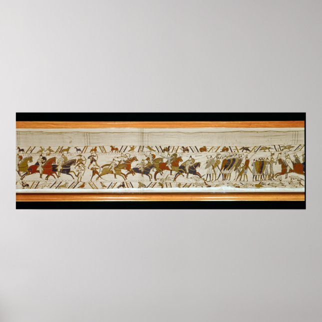 Normankavalleriet attackerar engelska poster (Framsidan)