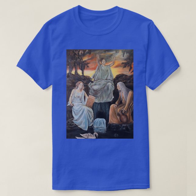 Norns Norse Mythology T Shirt (Design framsida)