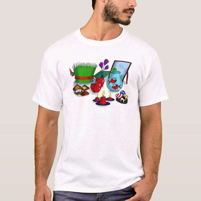 Norooz tecknad tee shirt (Framsida)