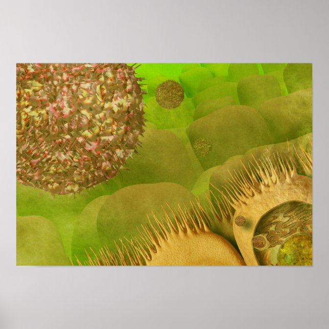 Norovirus i mag- tarmkanalen poster (Framsidan)