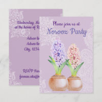 Noroz party Hyacinth lila