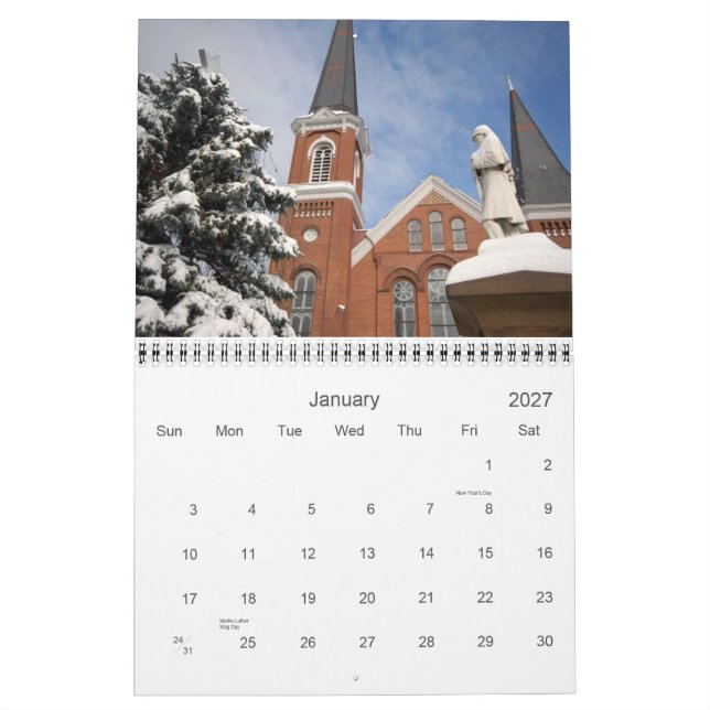 Norr Adams, kalender för MORSOR 2013 (Jan 2027)