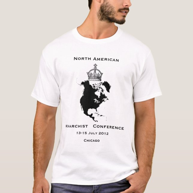 Norr - amerikanMonarchistkonferens 2012 T-shirt (Framsida)