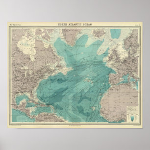 Norr Atlantic Ocean Poster