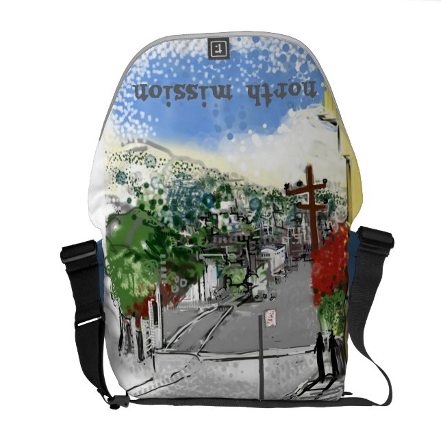 Norr beskickning kurir väska (Öppen Baksida)