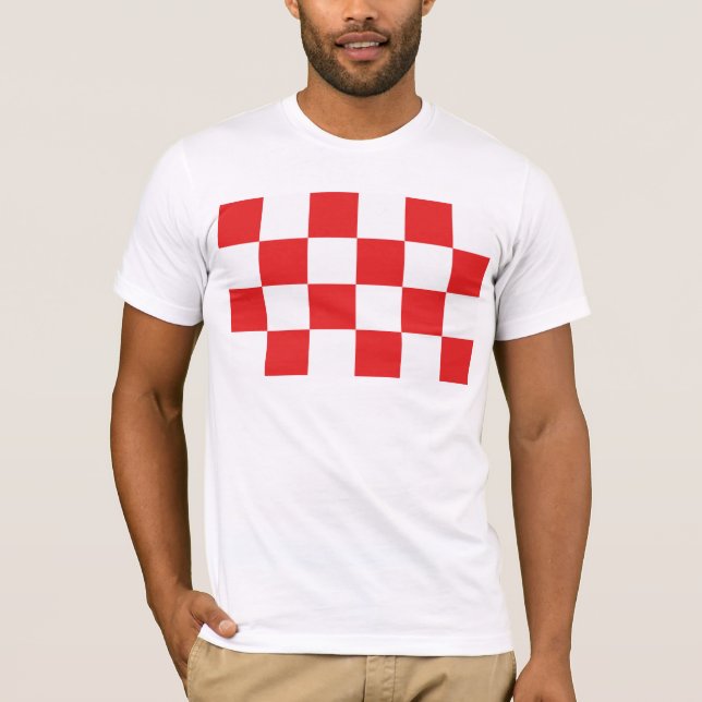Norr Brabant flaggaT-tröja Tee Shirt (Framsida)