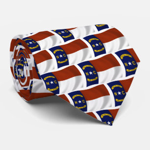 Norr-Carolina Flagga Slipknotskravatt Slips