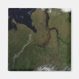 Norr central Ryssland Magnet