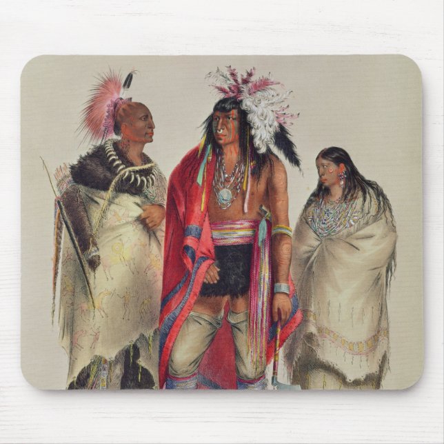 Norr - indianer, c.1832 musmatta (Framsidan)