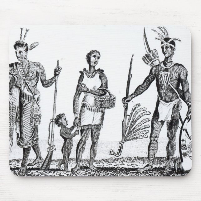 Norr - indianer musmatta (Framsidan)