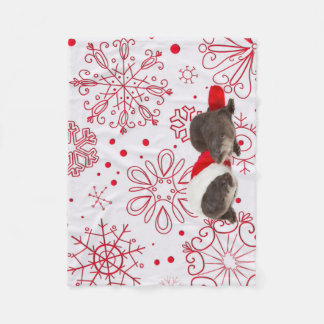 Norr - jul för amerikanflodutter fleecefilt