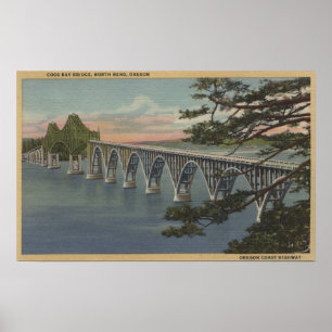 Norr krökning, Oregon - kuttranden som fjärden Poster