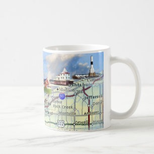 Norr kustenljus kaffemugg