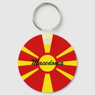 norr macedonia nyckelring