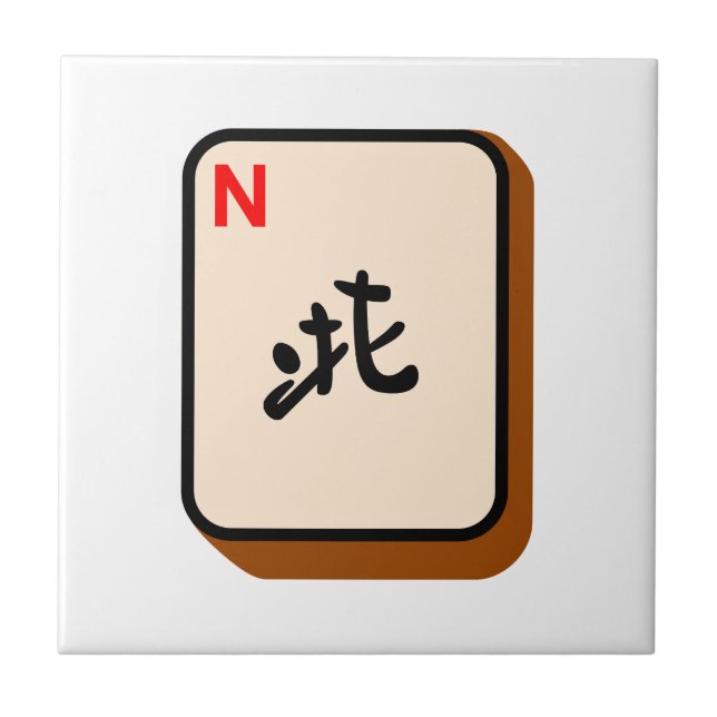 Norr Mahjong Kakelplatta (Framsidan)