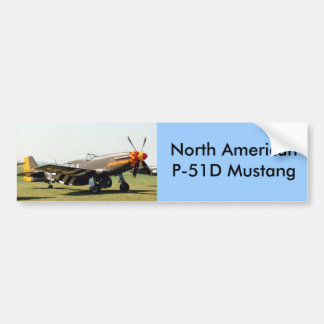 Norr - Mustang för amerikan P-51D Bildekal