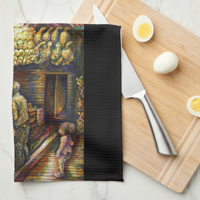 Norr om Circus Kökshandduk (Vikt i Fjärdedel)