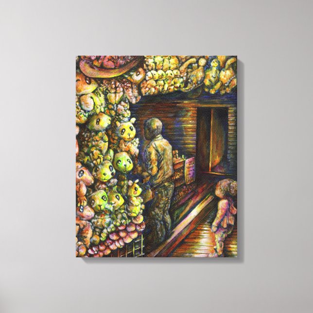 Norr om cirkusen canvastryck (Framsida)