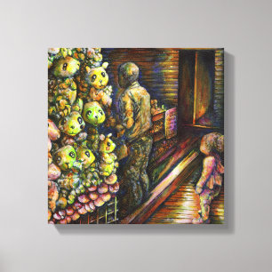 Norr om cirkusen canvastryck