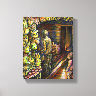 Norr om cirkusen canvastryck