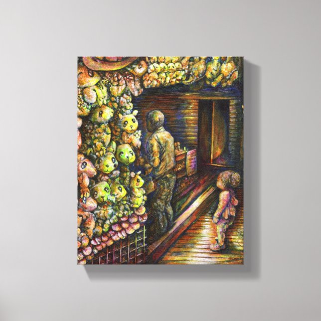 Norr om cirkusen canvastryck (Framsida)