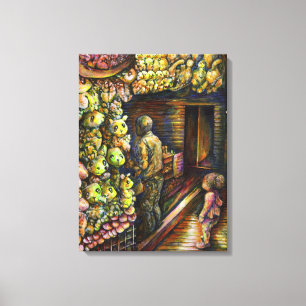 Norr om cirkusen canvastryck