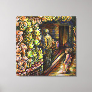 Norr om cirkusen canvastryck