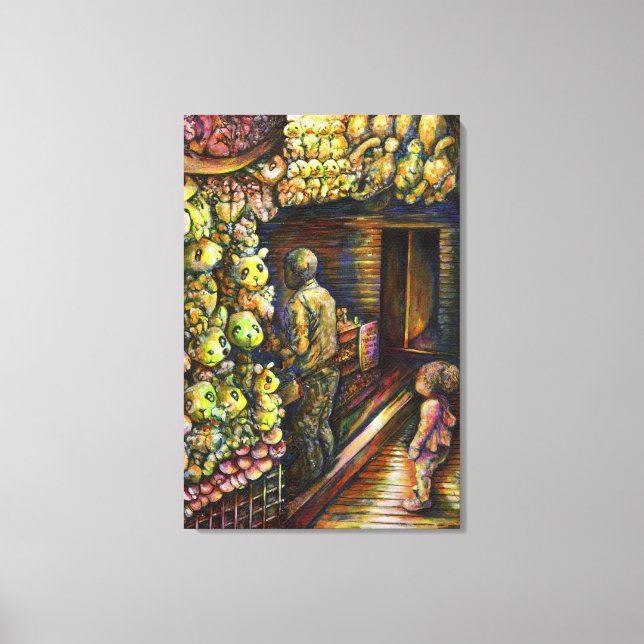 Norr om cirkusen canvastryck (Framsida)