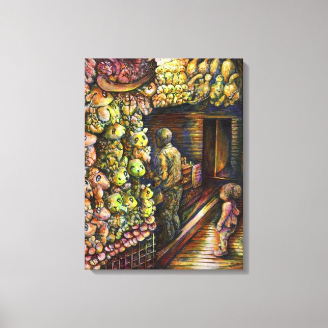 Norr om cirkusen canvastryck (Framsida)