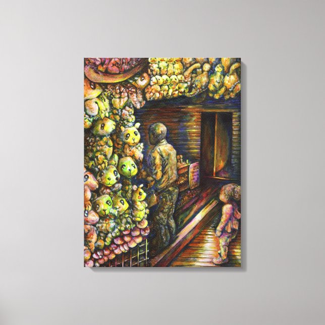 Norr om cirkusen canvastryck (Framsida)