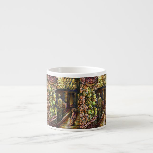 Norr om cirkusen espressomugg (Framsidan)