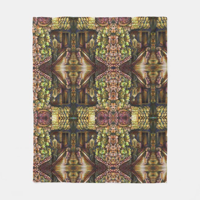 Norr om cirkusen fleecefilt (Framsidan)