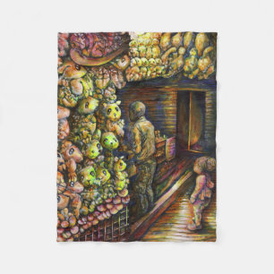 Norr om cirkusen fleecefilt