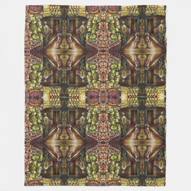 Norr om cirkusen fleecefilt (Framsidan)